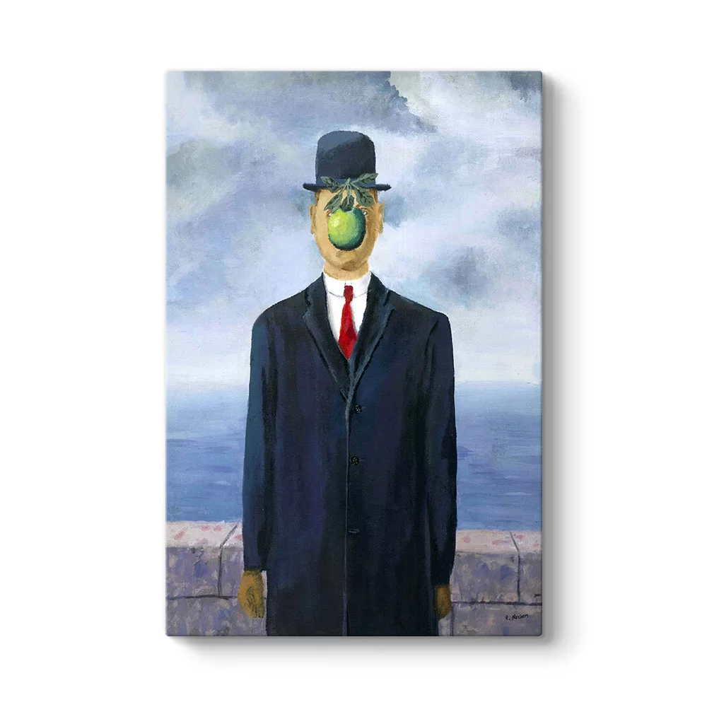 Rene Magritte - The Son Of Man‏ Tablosu - Model 2